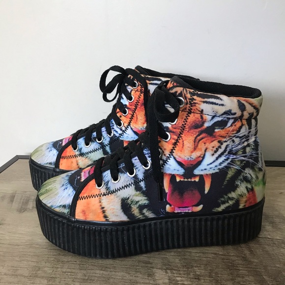 tiger platform shoes